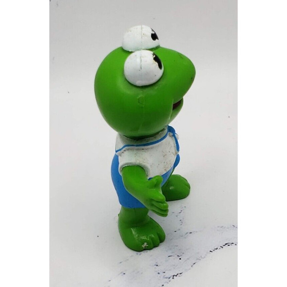 1986 Muppet Babies Figurine McDonald's Happy Meal Toy Kermit The Frog PVC - Picture 4 of 7